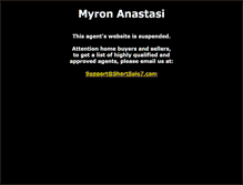 Tablet Screenshot of myronanastasi.shortsale7.com