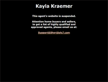 Tablet Screenshot of kaylakraemer.shortsale7.com
