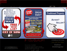 Tablet Screenshot of estherdominguez.shortsale7.com