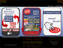 Tablet Screenshot of marjorietyson.shortsale7.com